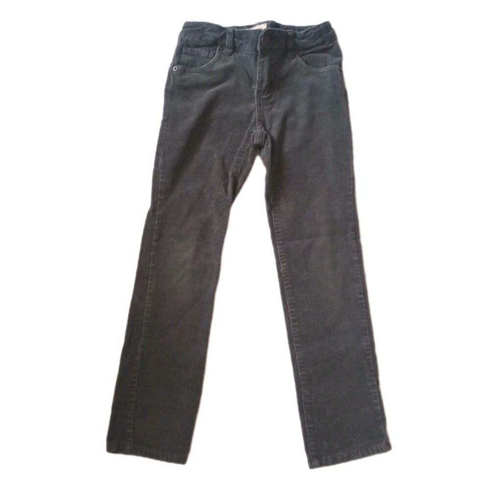 Cherokee Dark Gray Corduroy Pants sz 8 Boys Adjustable Waist
